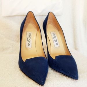 Jimmy Choo Blue Heels
